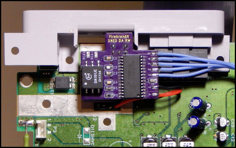 Firebrandx SNES DA Mod Optical Configuration 01