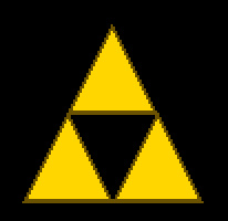 Triforce in Square Pixels